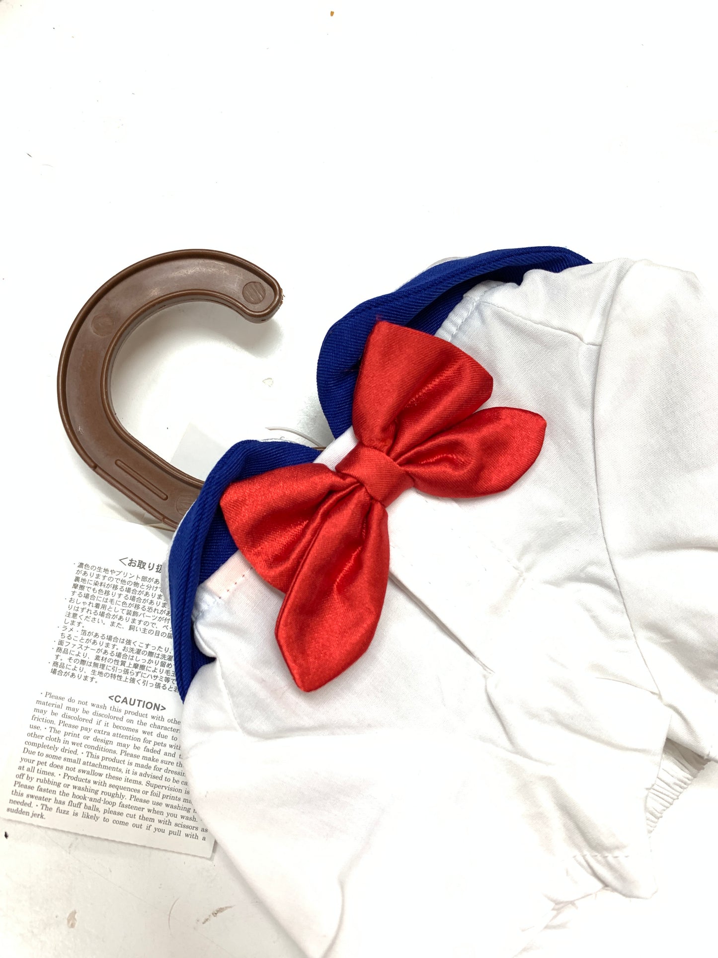 Narikiei pets sailor suit navy and red bow tie