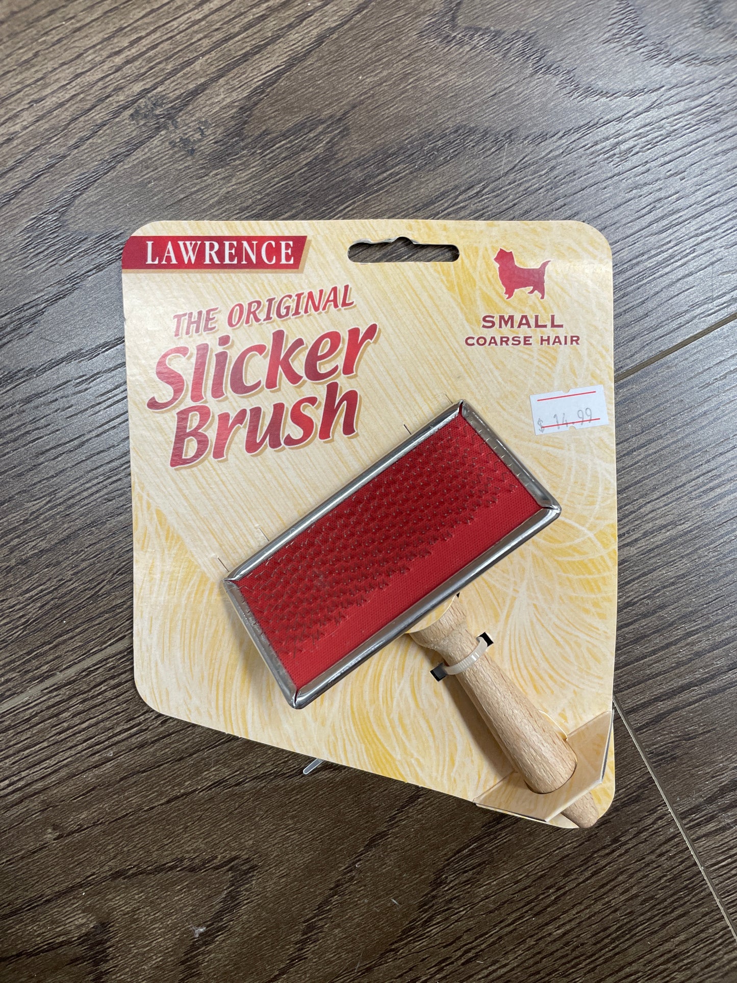 Lawrence Slicker Brush Small for Coarse Hair