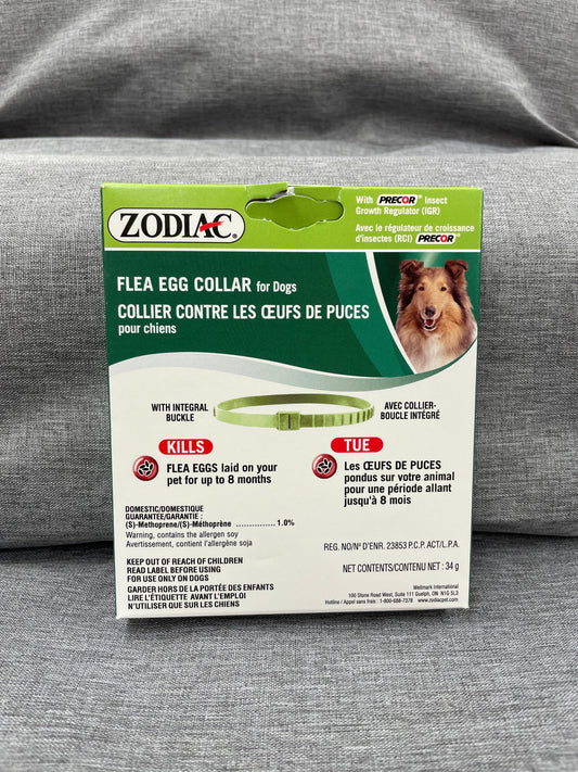 Zodiac Flea Egg Collar for Dogs