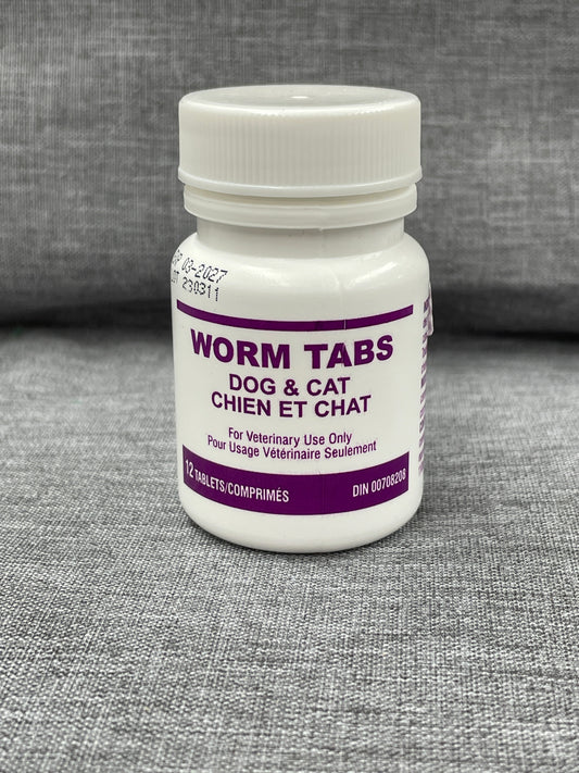 Worm Tabs for Dog and Cat