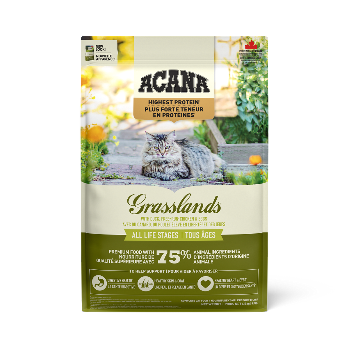 ACANA Highest Protein Grasslands Dry Cat Food – official product image 1
