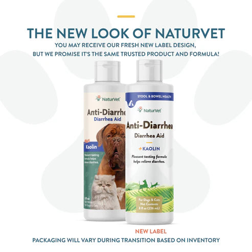 NATURVET Anti Diarrhea for Dogs & Cats 8OZ