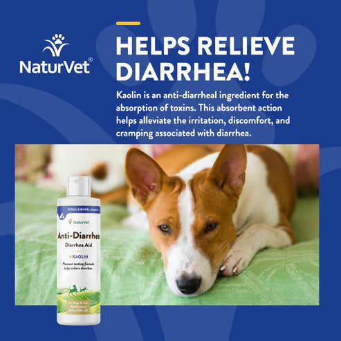 NATURVET Anti Diarrhea for Dogs & Cats 8OZ