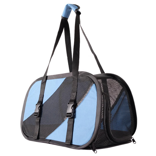 Ibiyaya Flying Pal Foldable Travel Carrier (Black/blue) FC1702-Su