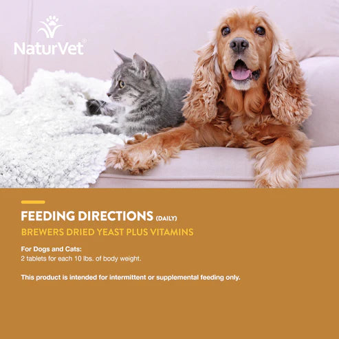 NATURVET Brewers Yeast & Garlic 100CT