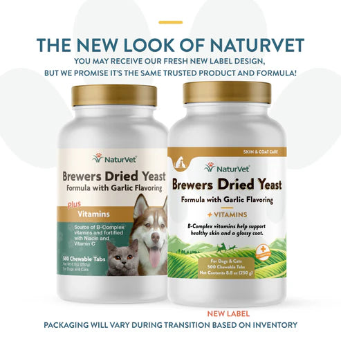 NATURVET Brewers Yeast & Garlic 100CT