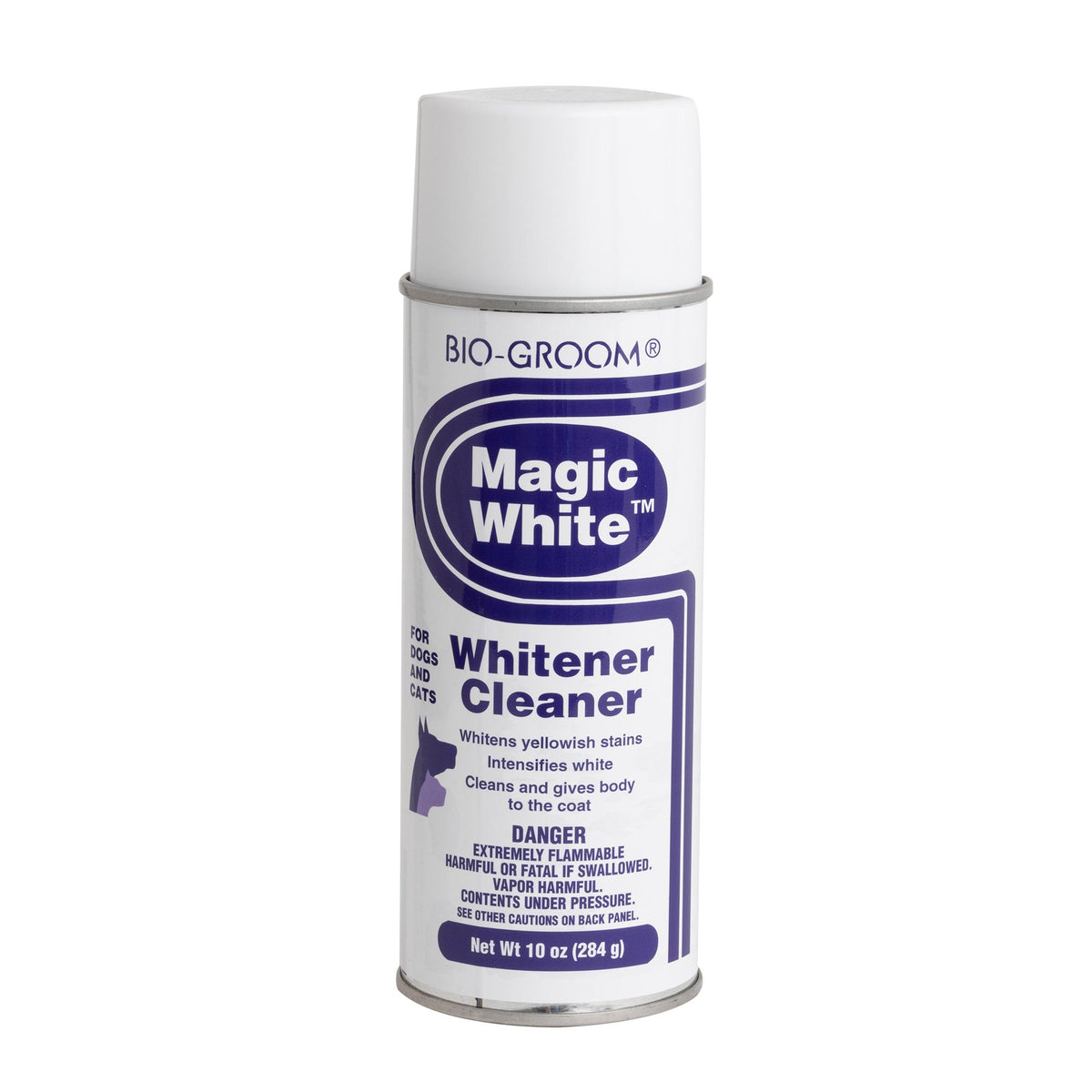 Bio-Groom Magic White Dry Dog Shampoo Whitening Spray – 10 oz