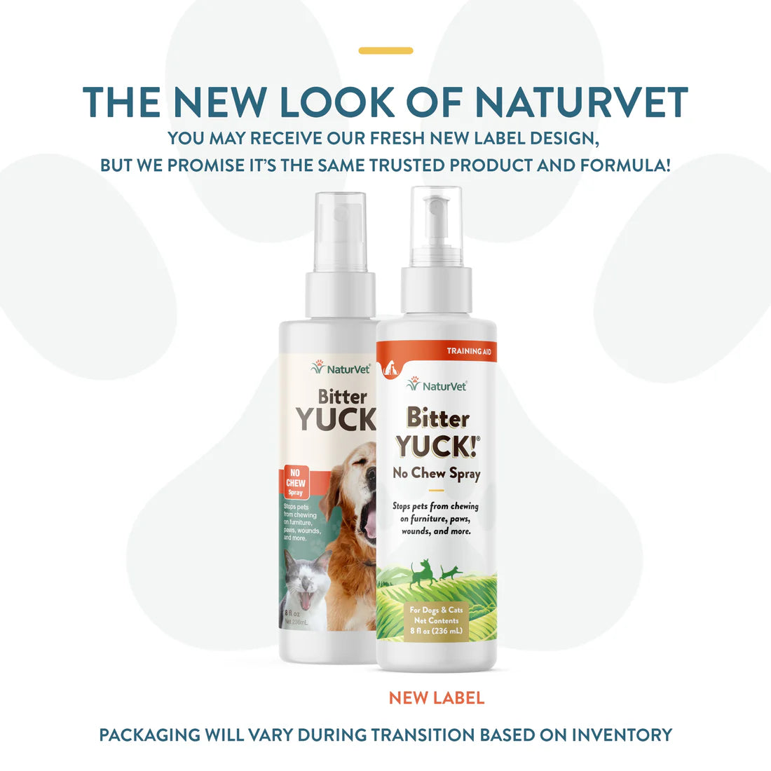 NATURVET Bitter Yuck No Chew Spray 8OZ