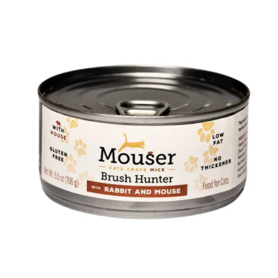 MOUSER Mouser Brush Hunter Canned Cat Food - 5.5oz