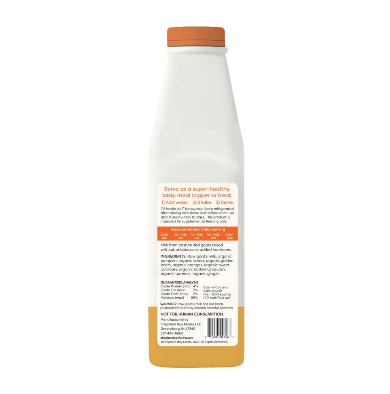 SHEPHERD BOY FARMS Goat Milk Golden Blend 946ml