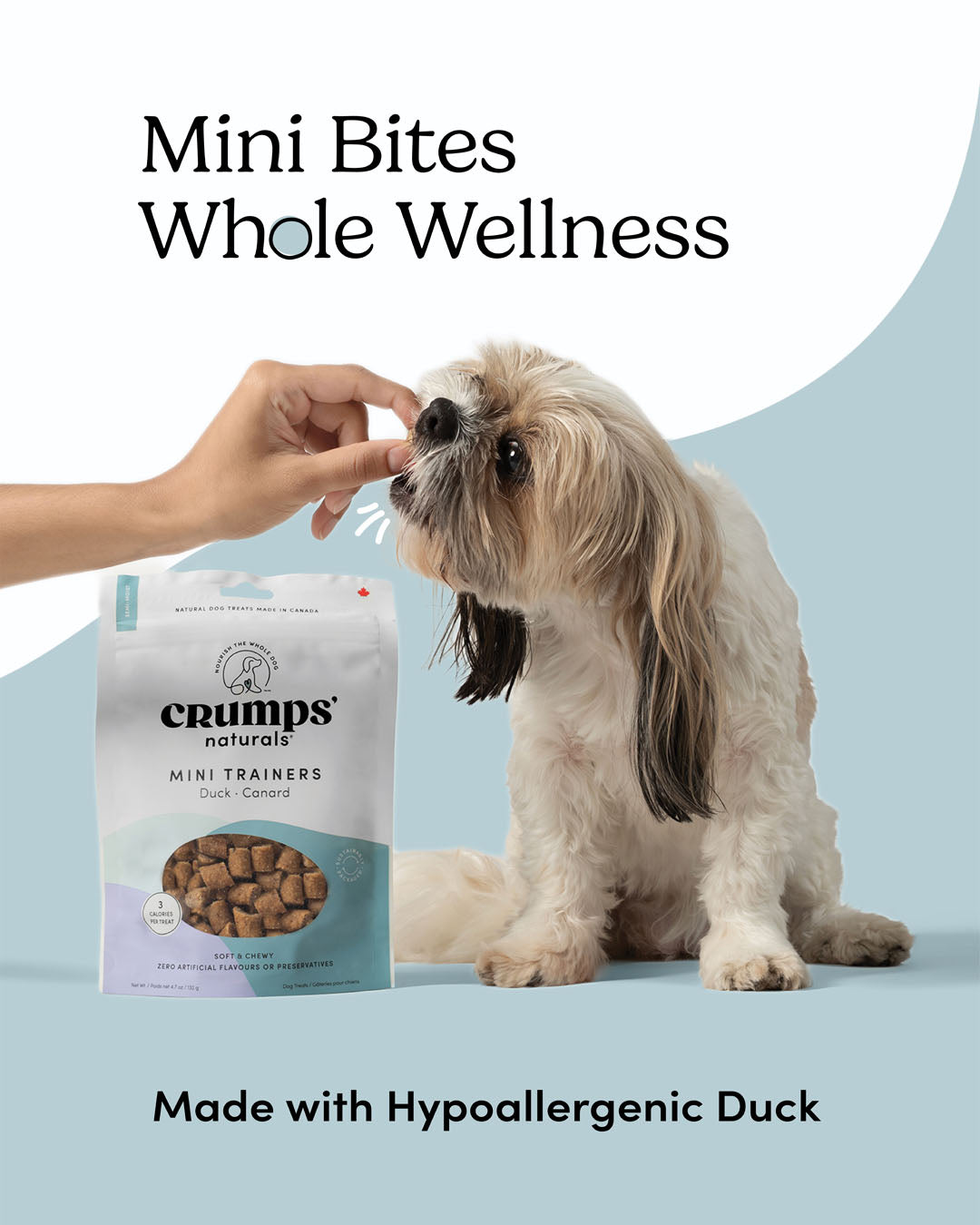 Crumps' Naturals Duck Mini Trainers main claims
