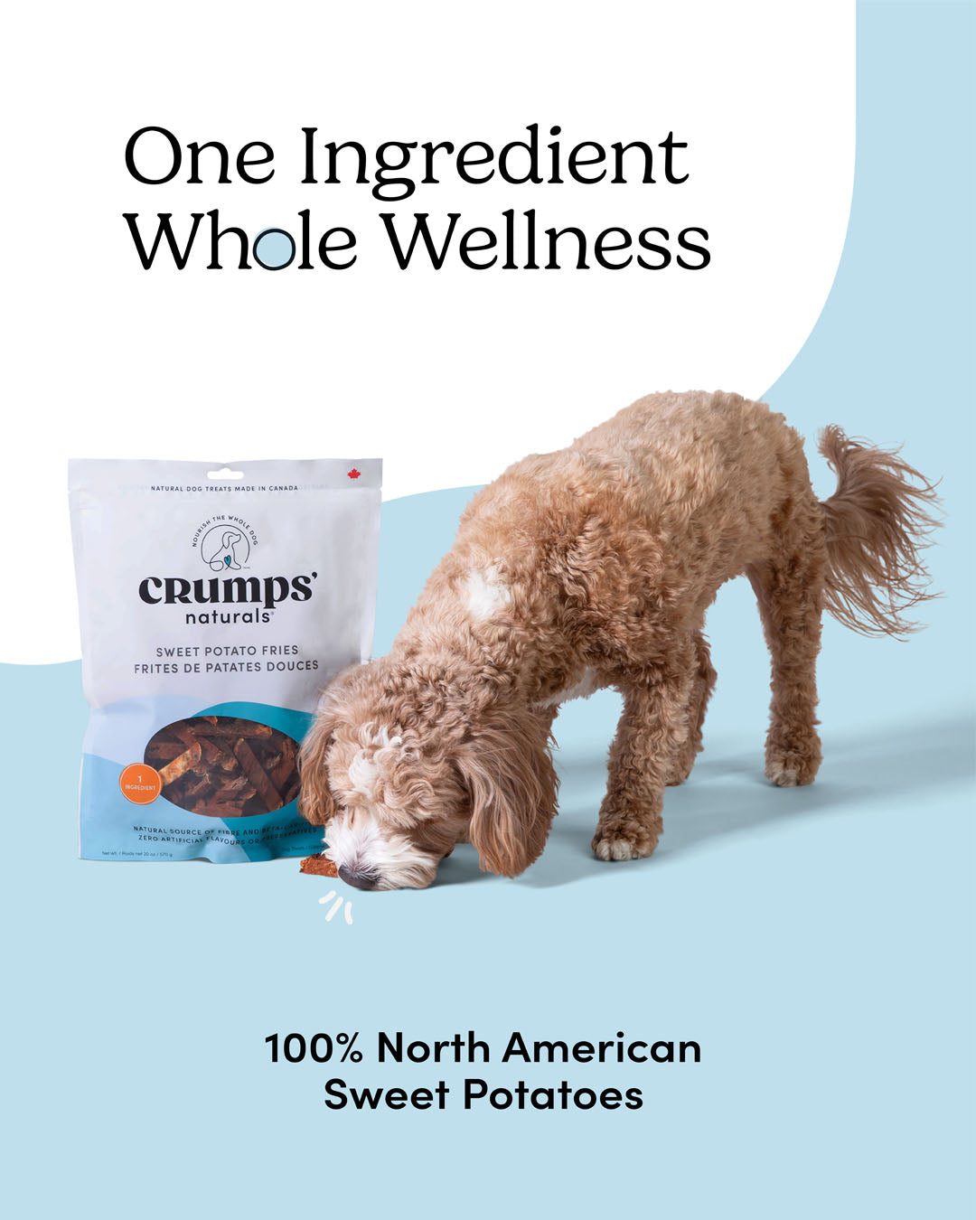 Crumps' Naturals Sweet Potato Fries main claims