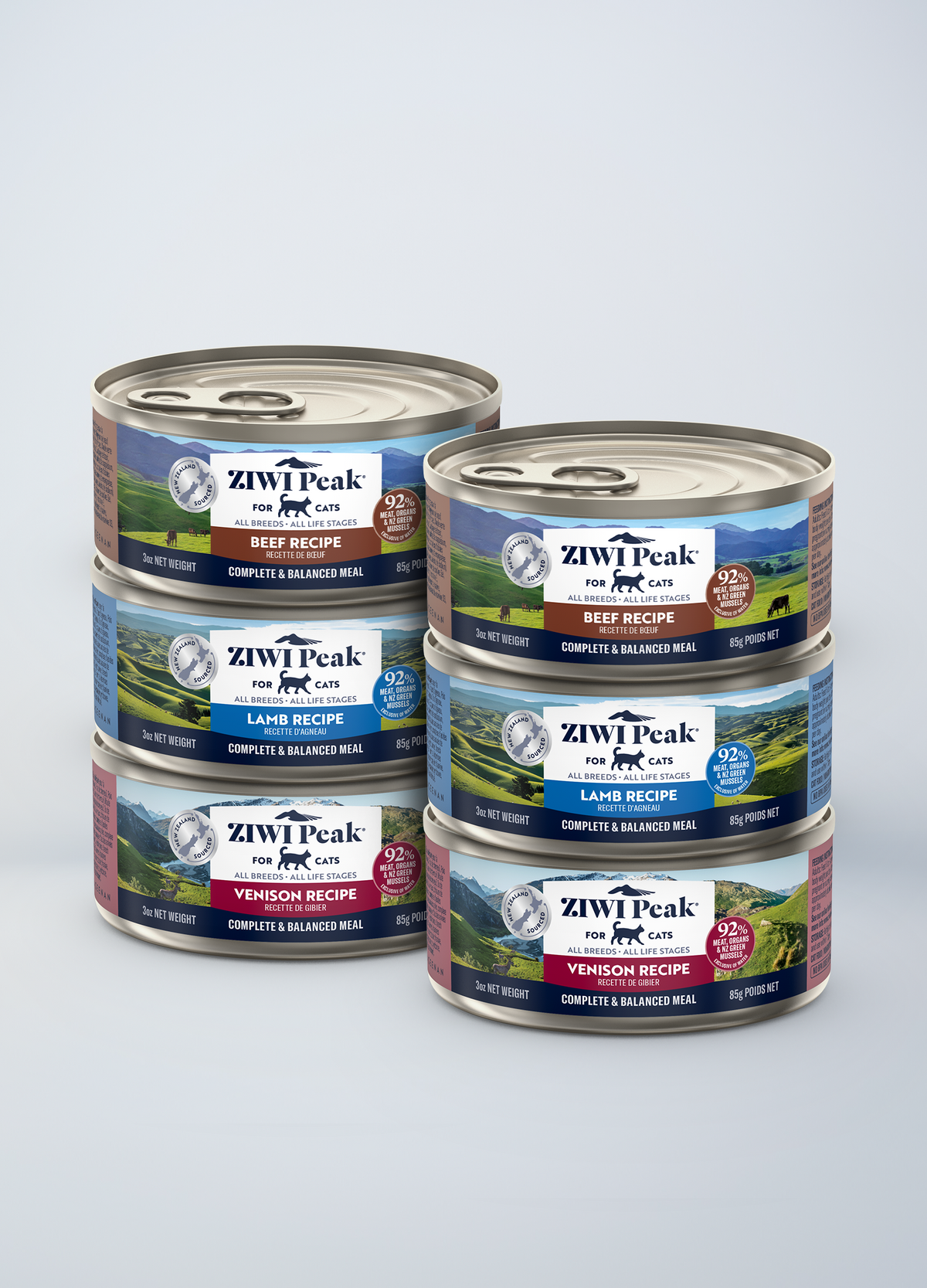 ZIWI Peak Original Wet Cat Food Variety Pack – front of pack (official ZIWI image)