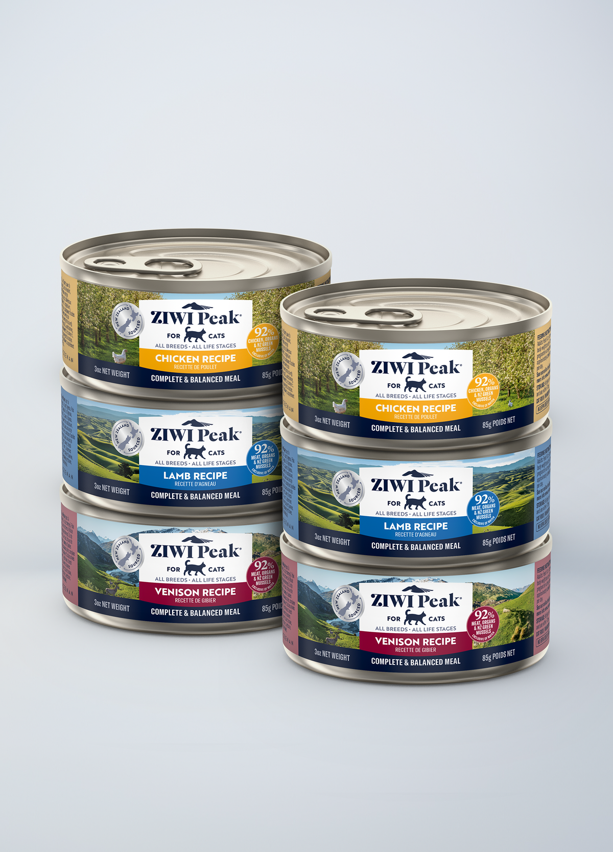 ZIWI Peak Original Wet Cat Food Variety Pack – front of pack (official ZIWI image)