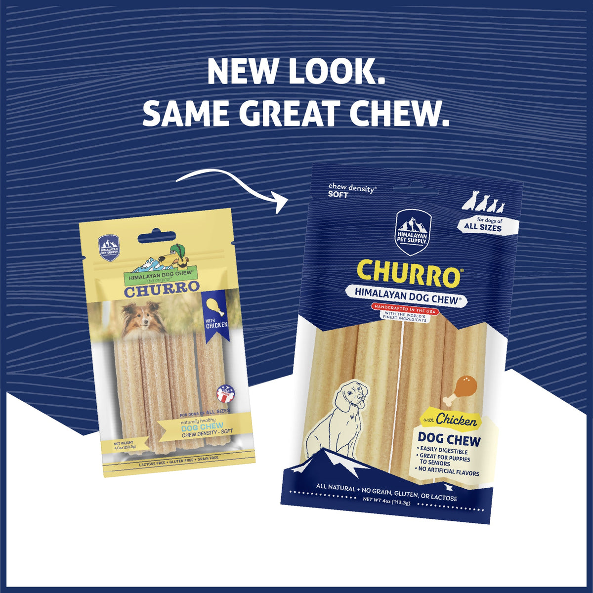 Himalayan Dog Chew Churro Chicken – 4 oz
