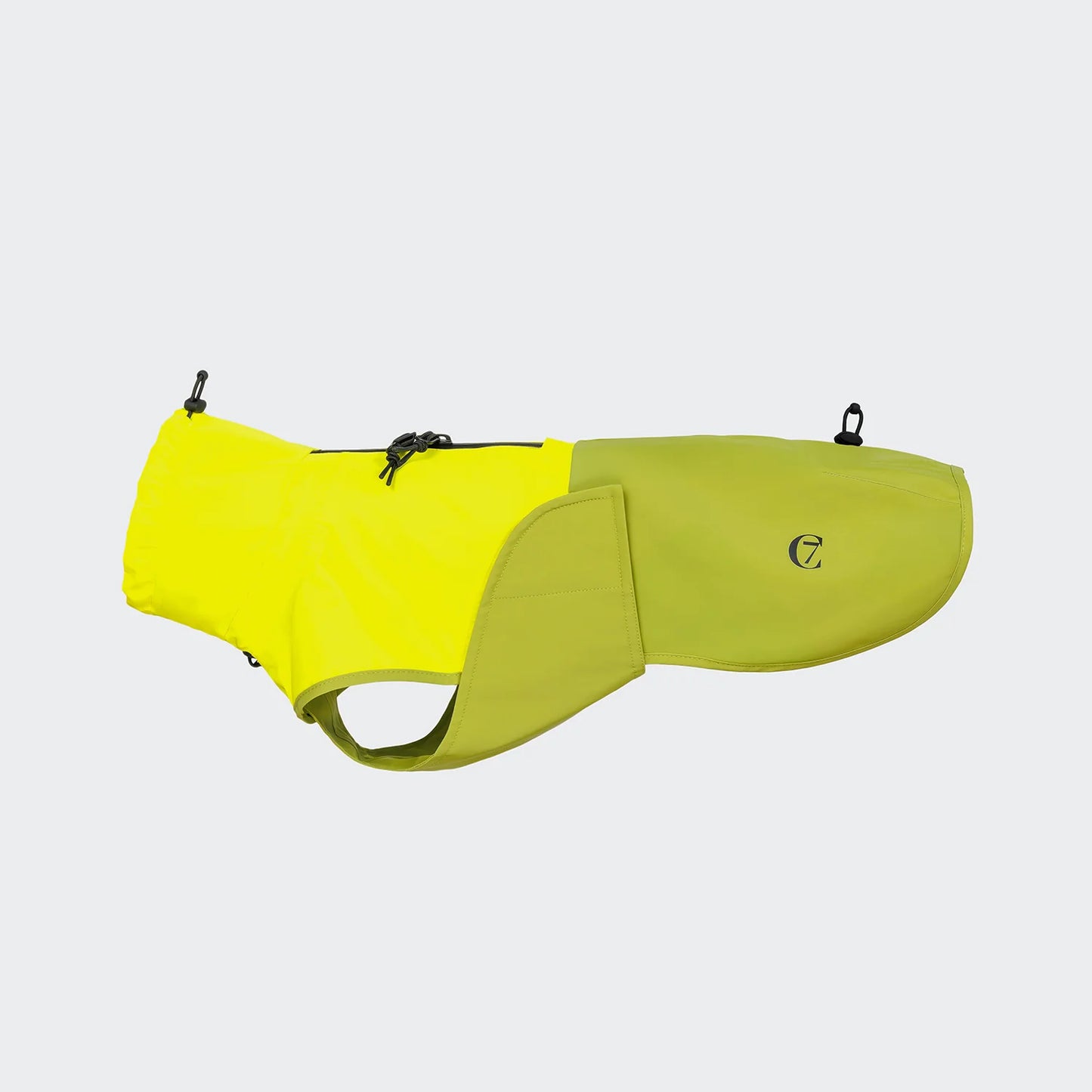 [Presale]Dachshund Raincoat AKTIV Neon Green/Light Olive