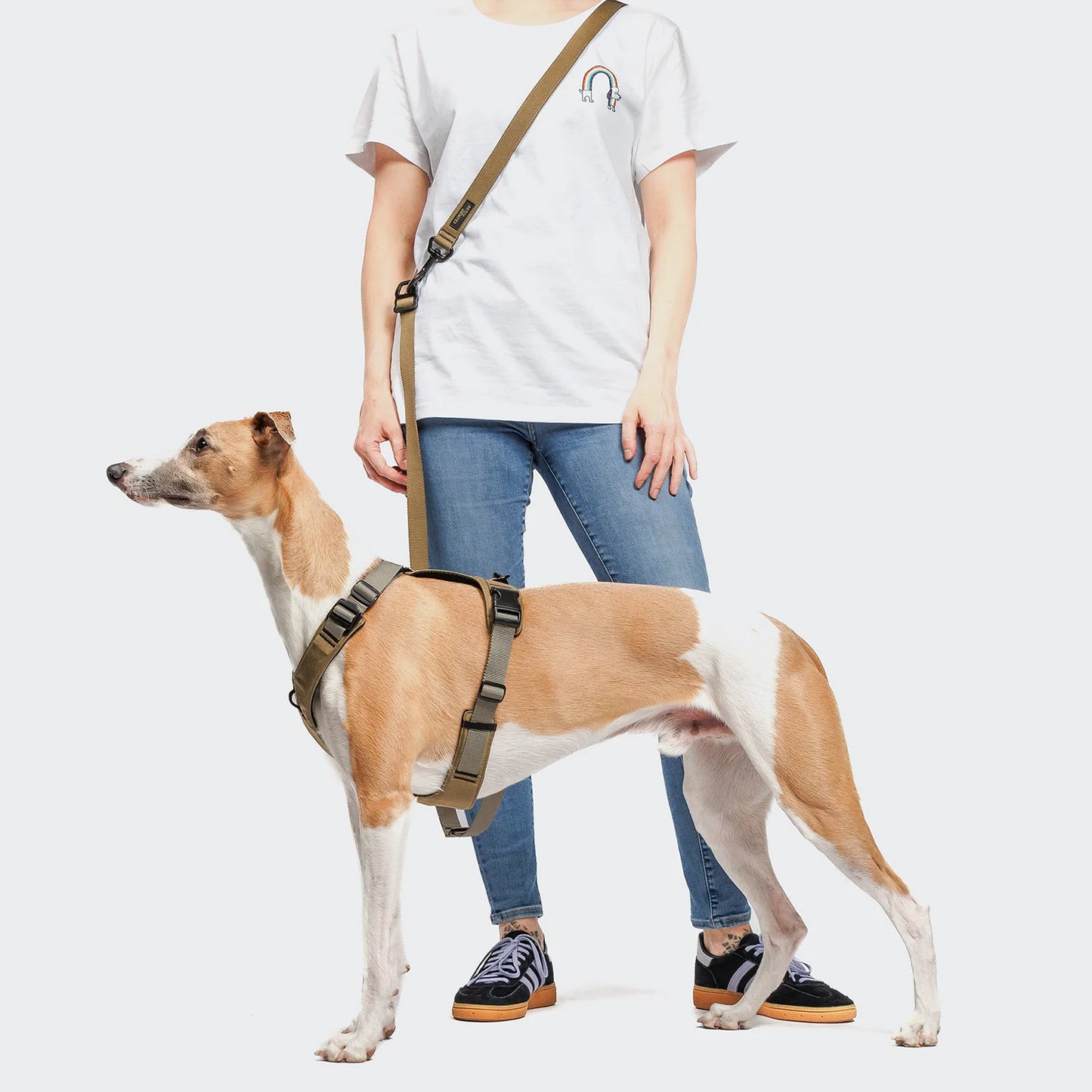 [Presale]L-1 Hands-Free Leash AKTIV Khaki/Grey