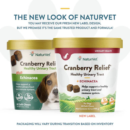 NATURVET Soft Chew Cranberry Relief + Echinacea 60CT