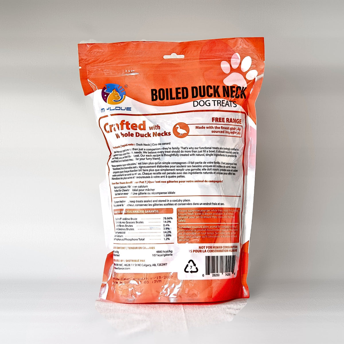 MyLove Boiled Duck Necks Dog & Cat Treats