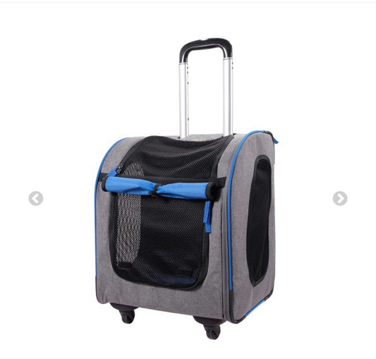 Ibiyaya orange/blown New Liso Backpack Parallel Transport Pet Trolley 1705