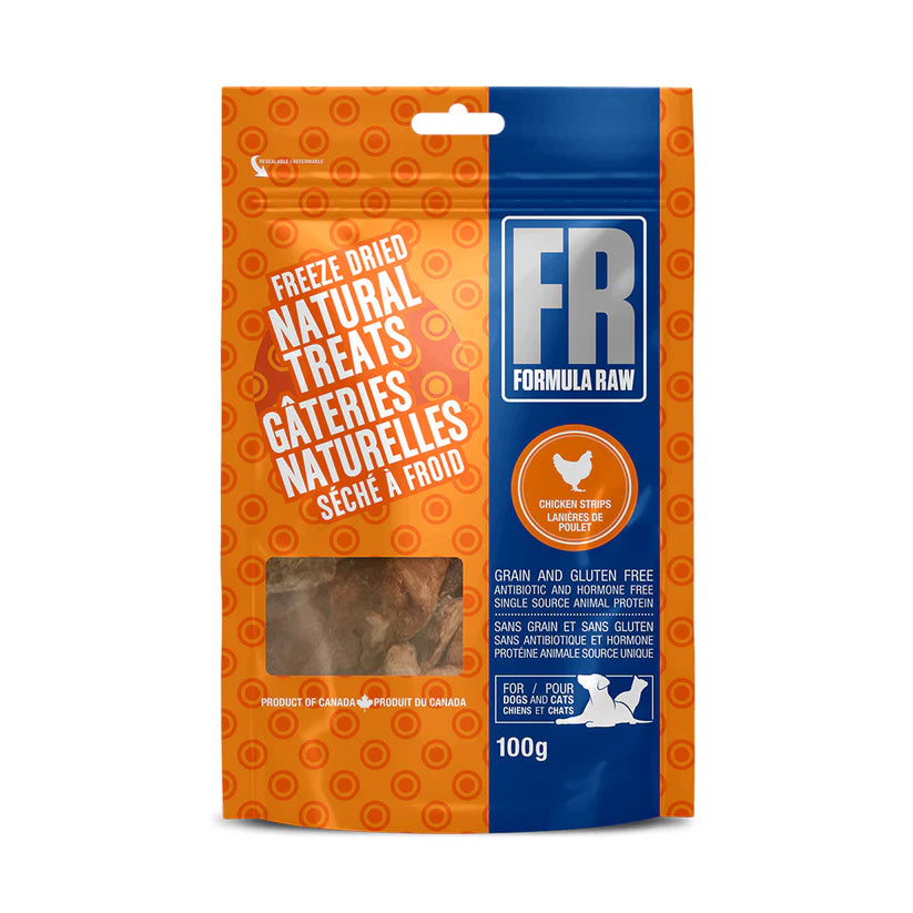 Formula Raw Freeze Dried Chicken Strips Treats