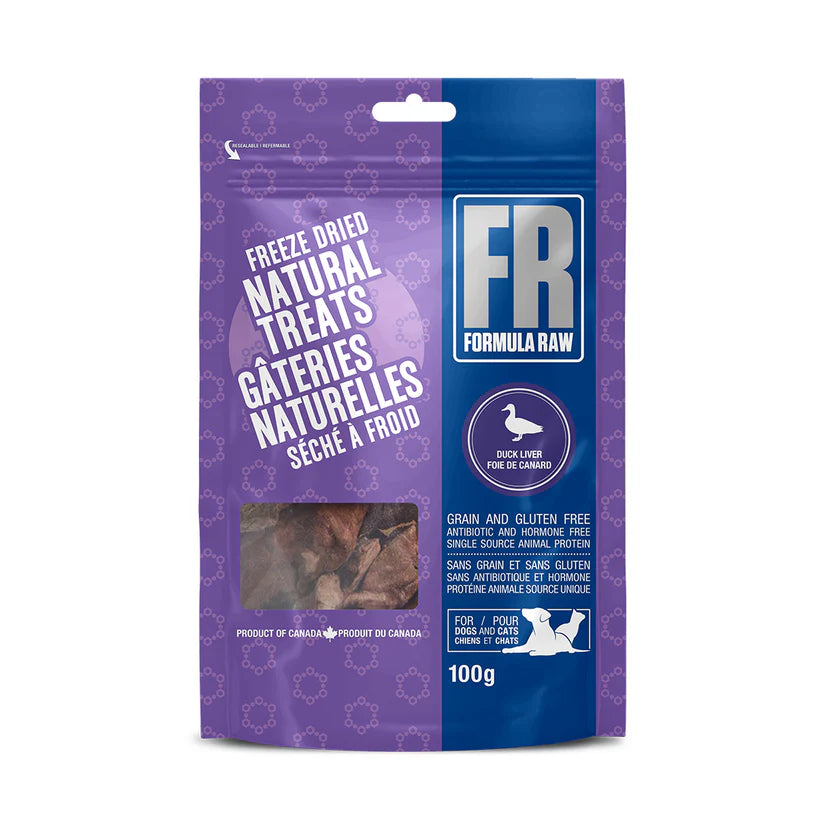 Formula Raw Freeze Dried Duck Liver Treats