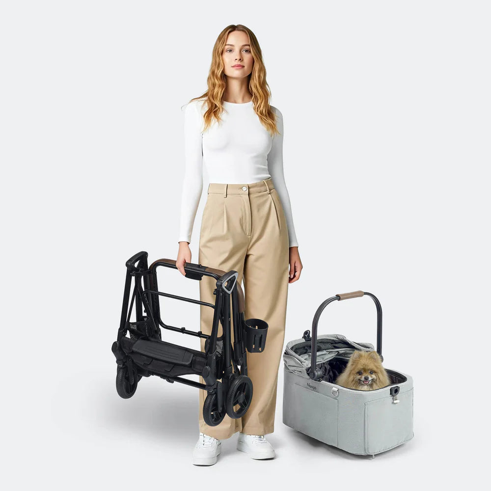 Tinker Small Detachable Pet Stroller – Compact Buggy for Cats & Small Dogs