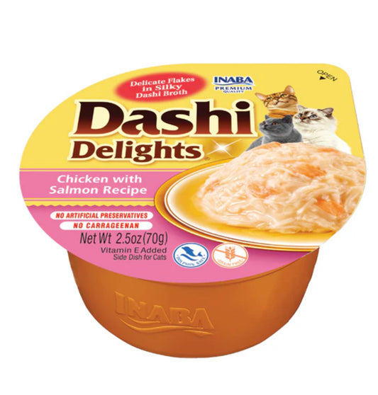 Inaba Dashi Delights Chicken with Salmon Recipe 2.5oz