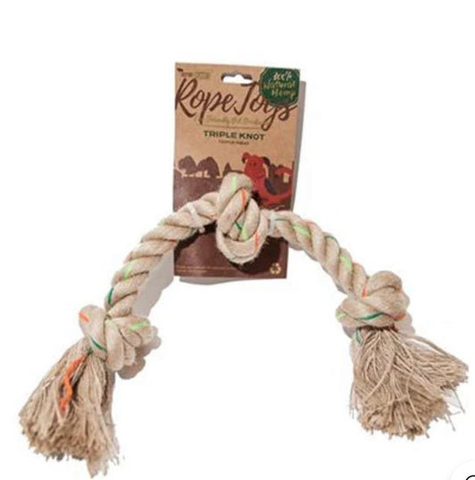 DEFINE PLANET Triple Knot Hemp Rope L-60cm