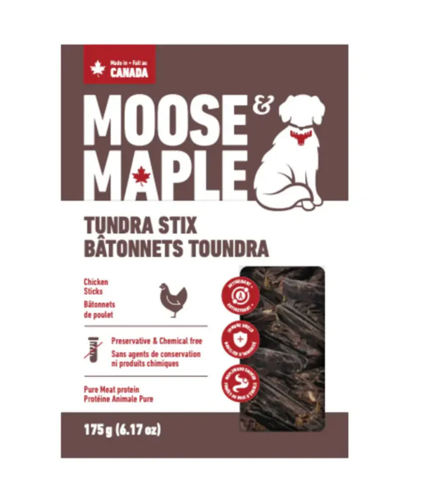 Moose Maple tundra stix chicken 175g