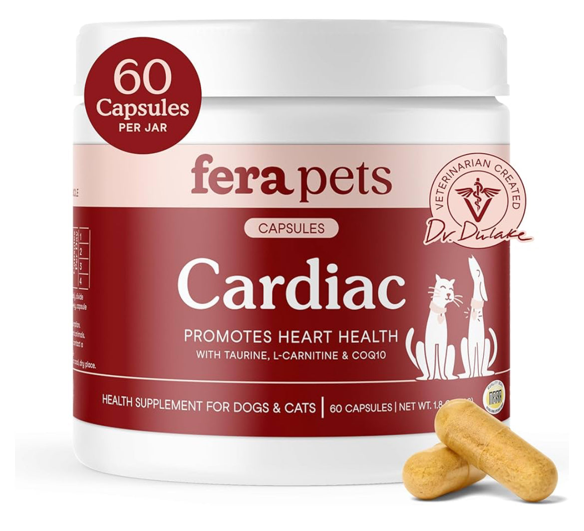 Fera Pets Cardiac support for dogs and cats 60 capsules