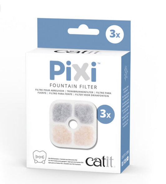 Catit pixi fountain filter 3pk