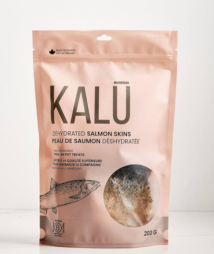 Kulu dehydrated salmon skins