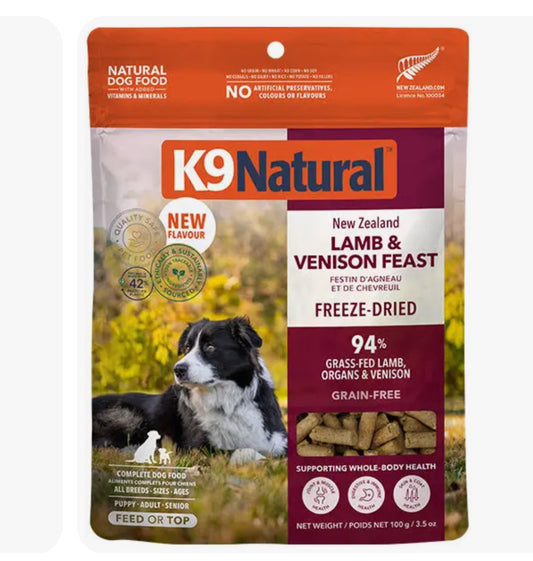 K9 Natural Lamb&Venison feast 4lb