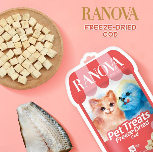 RANOVA pet treats freeze-dried cod 25g