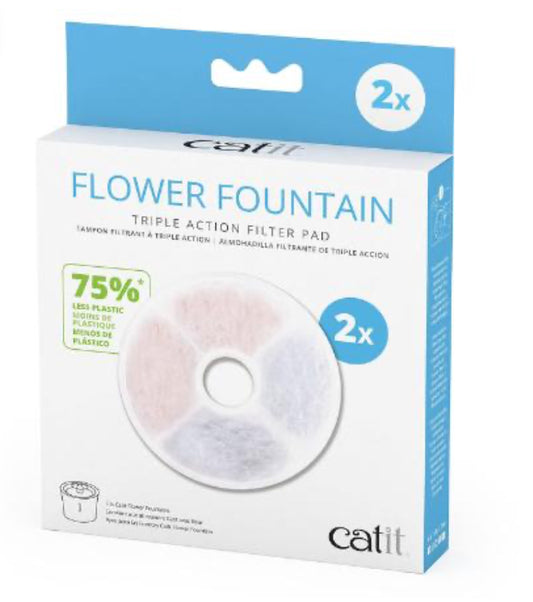 Flower Fountain Triple Action Filter Pad 2pack