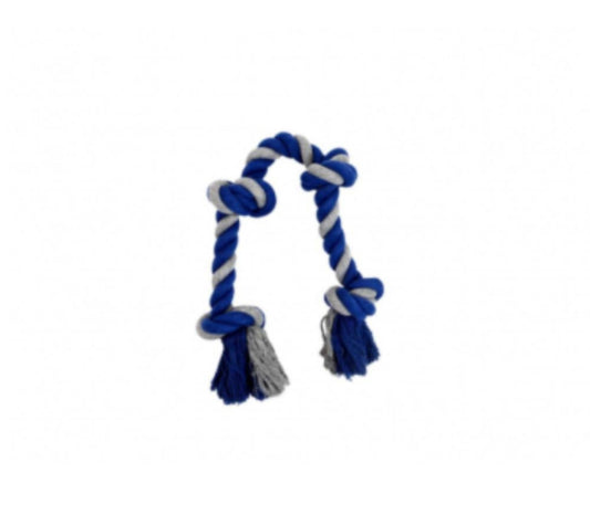 BUDZ Rope with 4 Knots GRAY and BLUE 27.5&quot