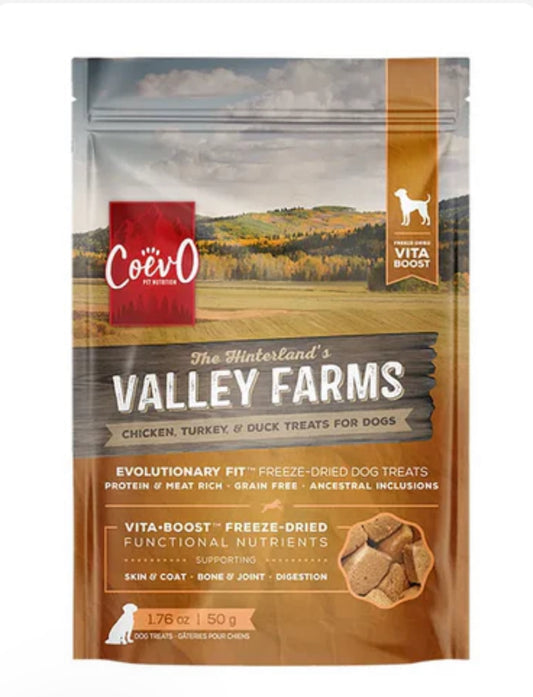 Coevo valley farms treats for dogs 1.76oz