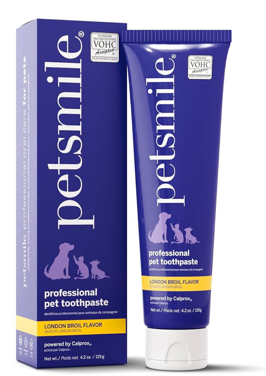 Petsmile professional pet toothpaste London broil Flavor