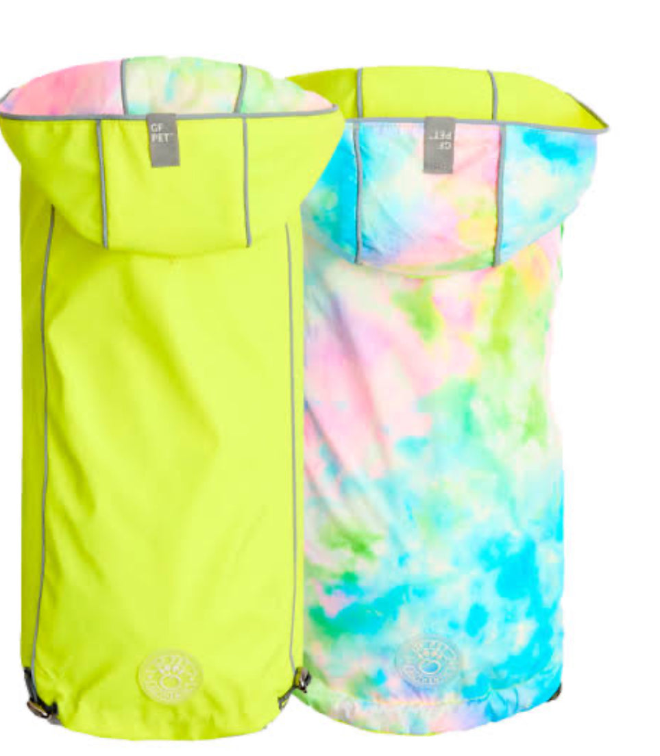 GF pet reversible raincoat