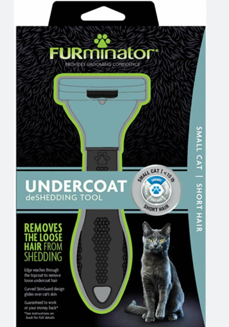 Furminator Short Hair deShedding Tool for Small Cats