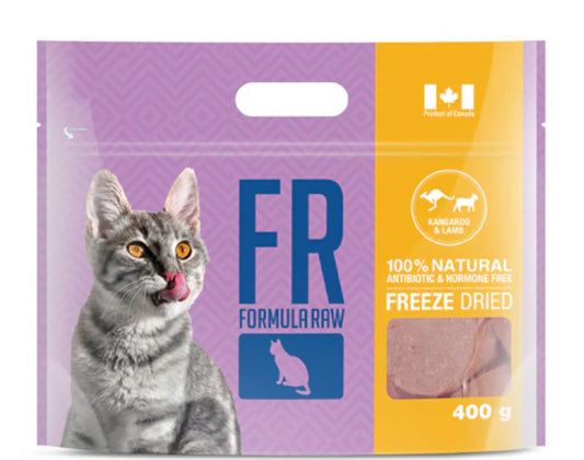 Formula Raw Freeze Dried Complete Diet- Feline- Kangaroo&Lamb 400G