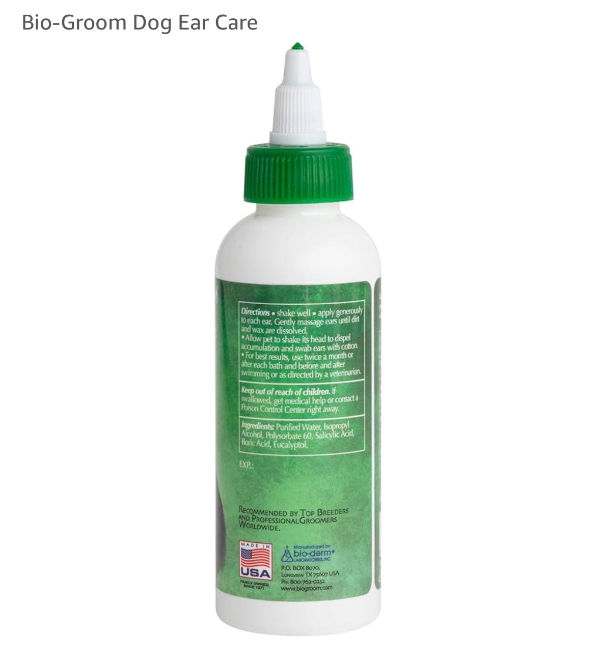 BIO-GROOM Ear Care Ear Cleaner 4OZ