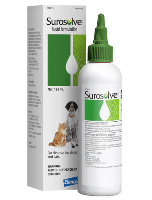 Surosolve liquid formulation ear cleanser 125ml