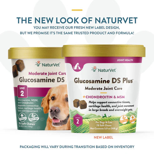 NATURVET Soft Chew Glucosamine DS Plus 70CT