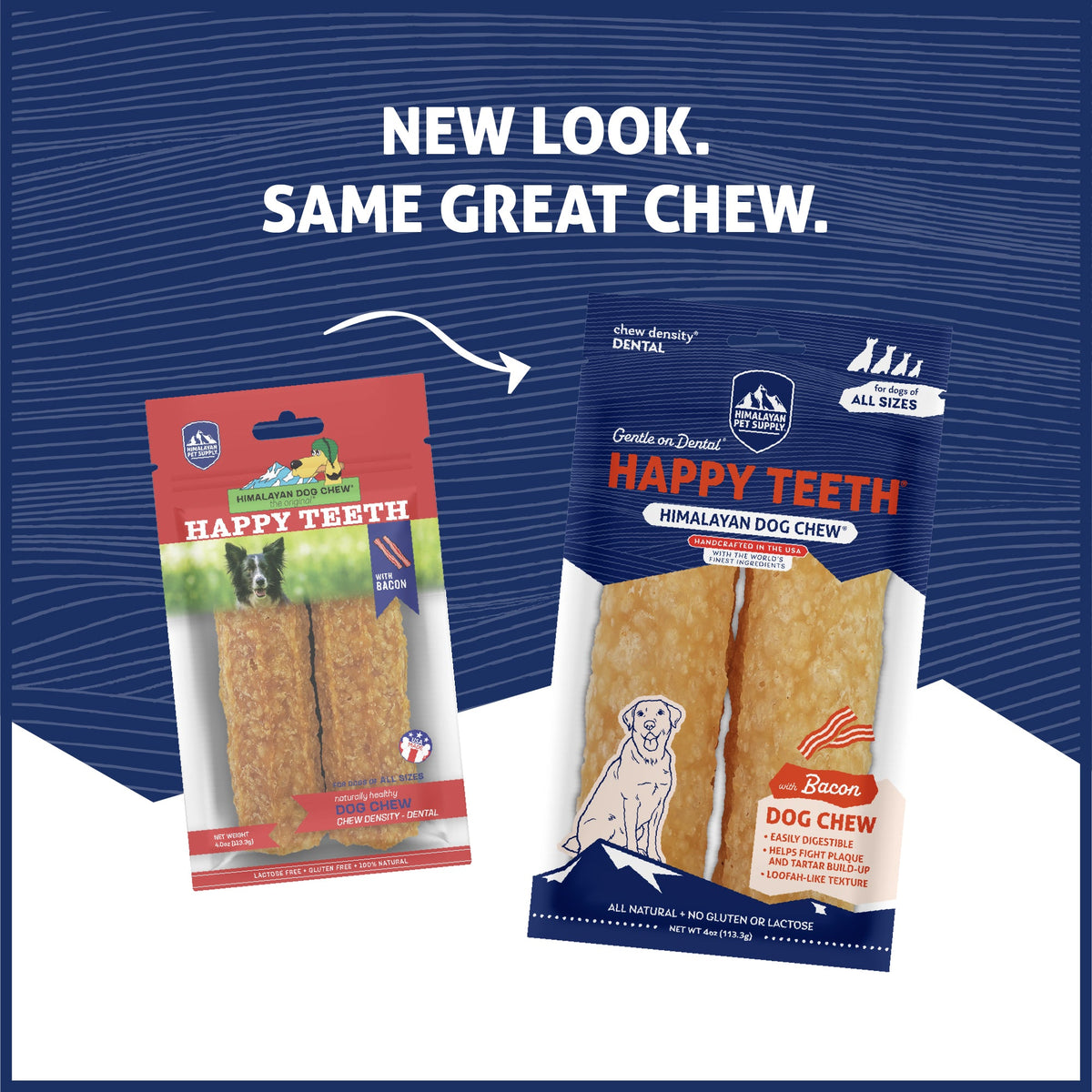 Himalayan Dog Chew Happy Teeth Bacon
