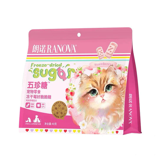 Ranova Freeze-dried Candy, Chicken with Strawberry