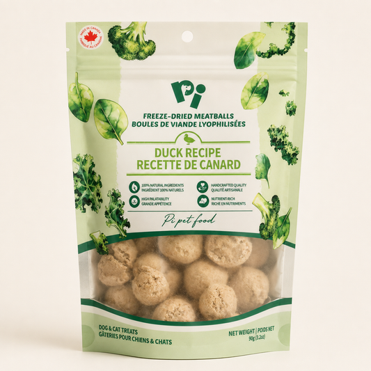 Pi Freeze-Dried Meatballs Duck Recipe 50g