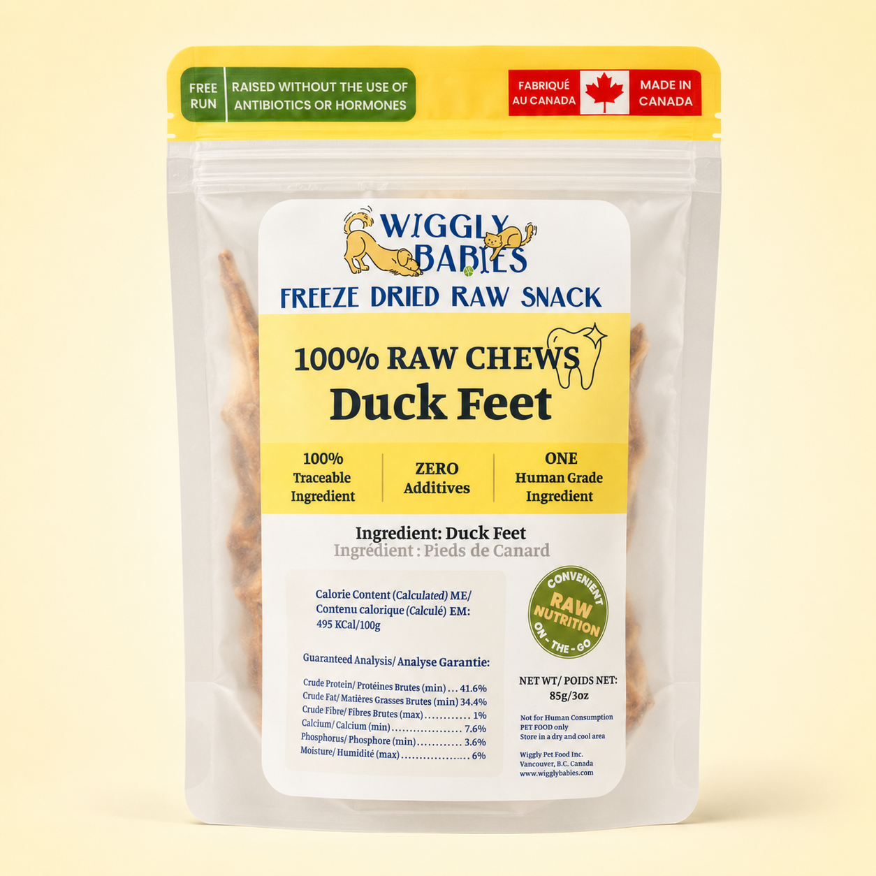 Wiggly Babies Duck Feet 85g