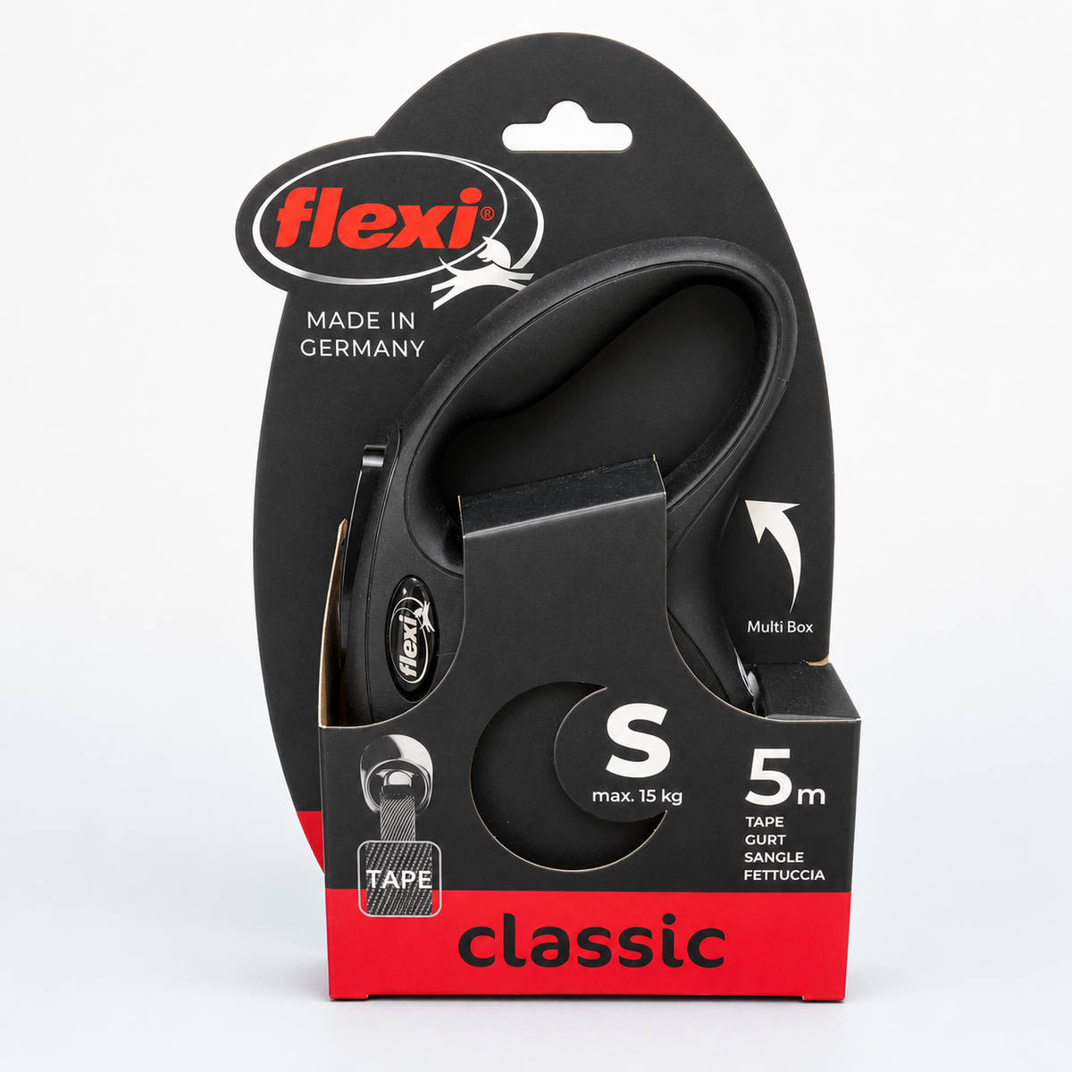 flexi Classic Tape Flexi Small Black 5M